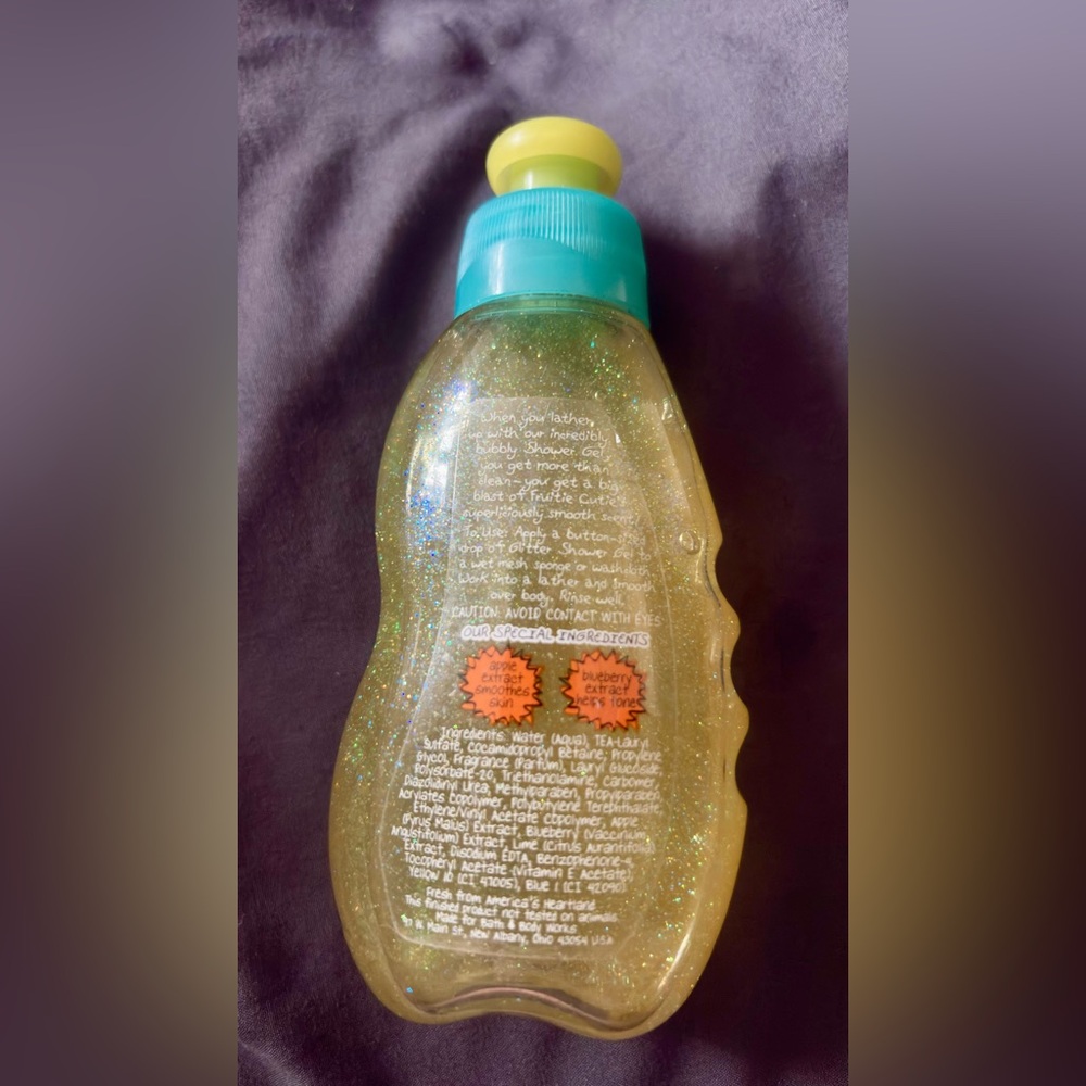 Rare Bath & Body Works Art Stuff Fruitie Cutie Glitter Shower Gel Vintage y2k - Picture 2 of 4
